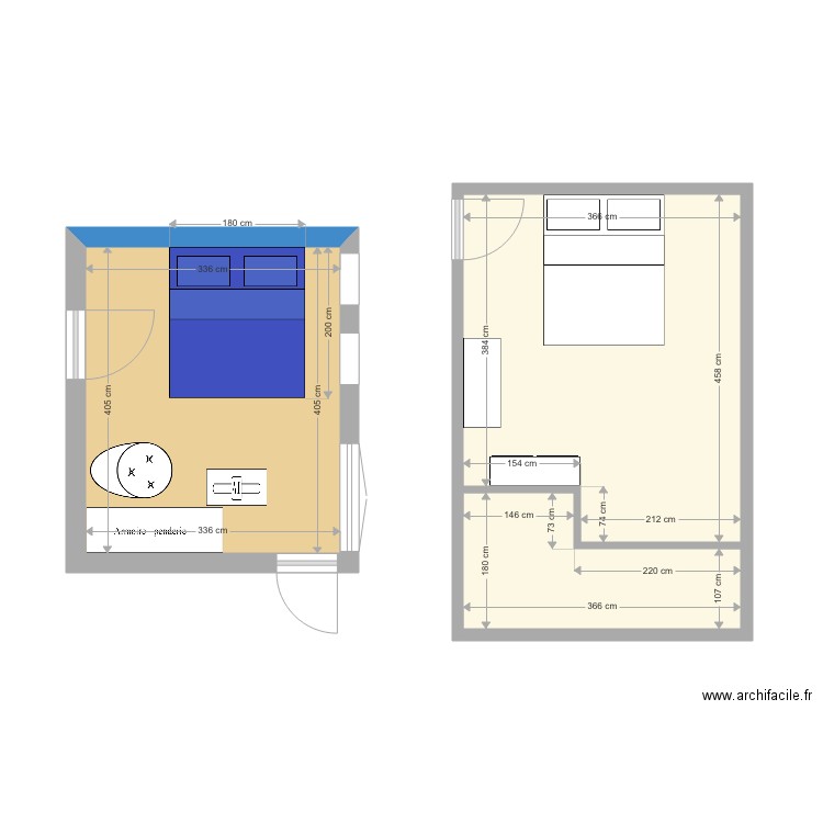 Chambre. Plan de 0 pièce et 0 m2