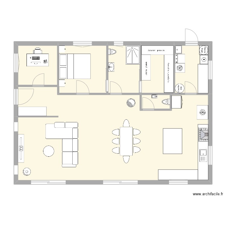 Maison Tarendol Meublé sans mesures. Plan de 0 pièce et 0 m2