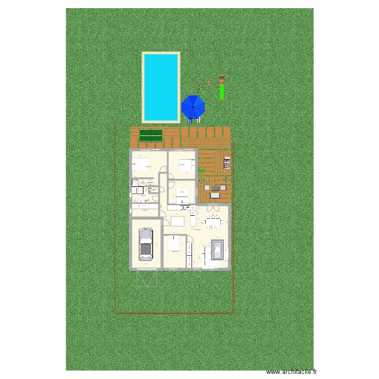 maison fontenaille. Plan de 0 pièce et 0 m2