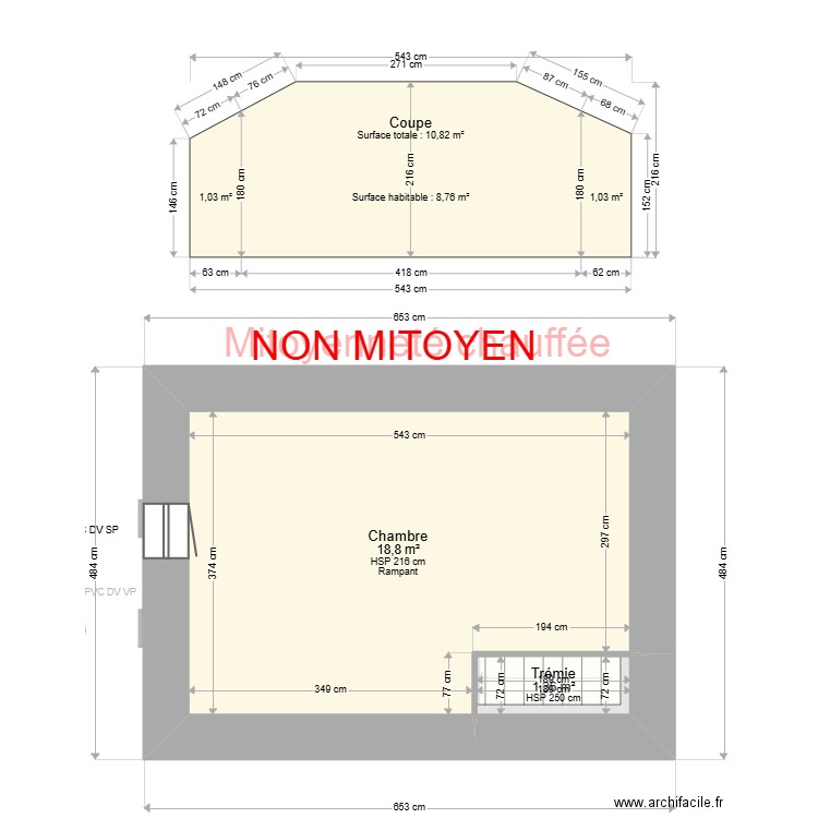 LOPES TEIXEIRA. Plan de 15 pièces et 145 m2