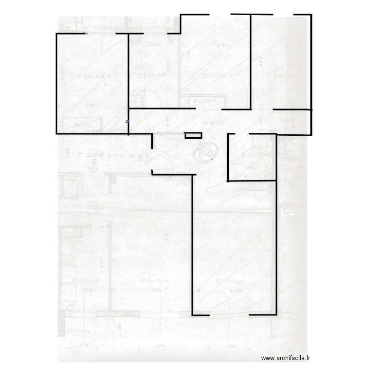 plan 1. Plan de 0 pièce et 0 m2