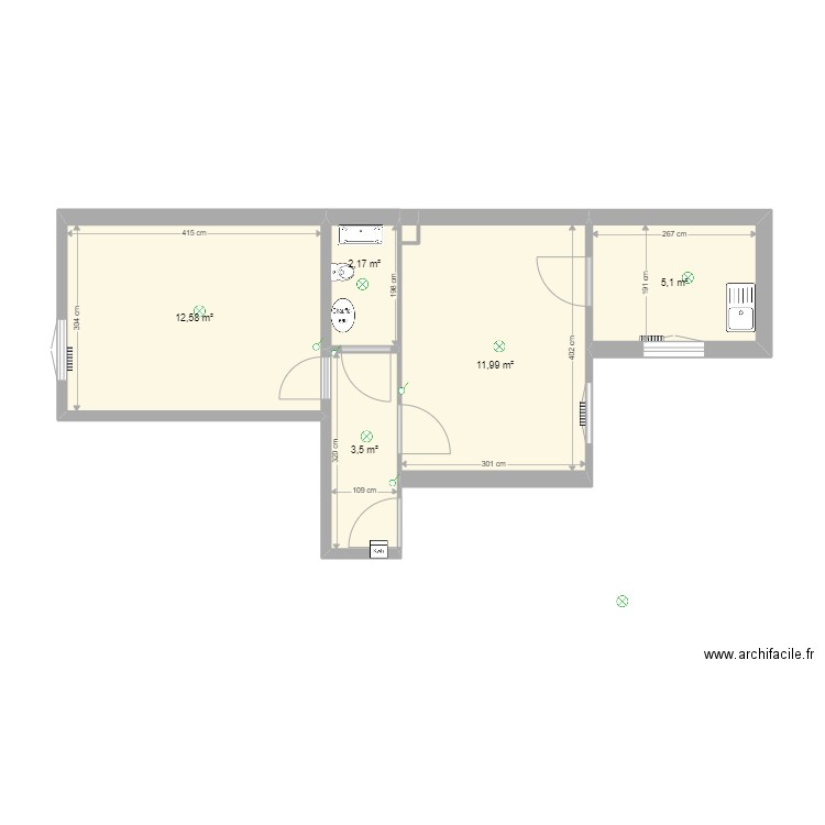 appartement 3eme parageable orselli rouget de l'isle. Plan de 0 pièce et 0 m2