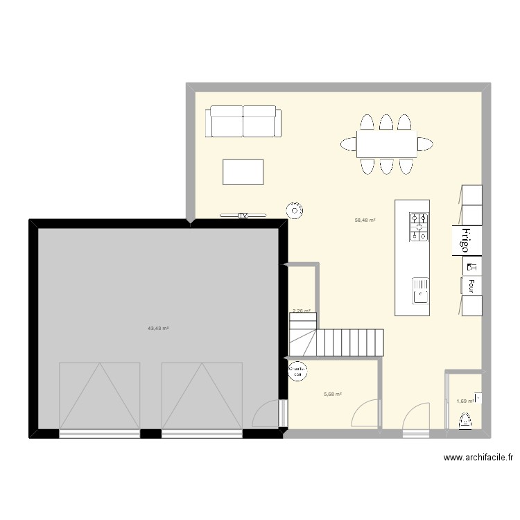 Maison. Plan de 0 pièce et 0 m2