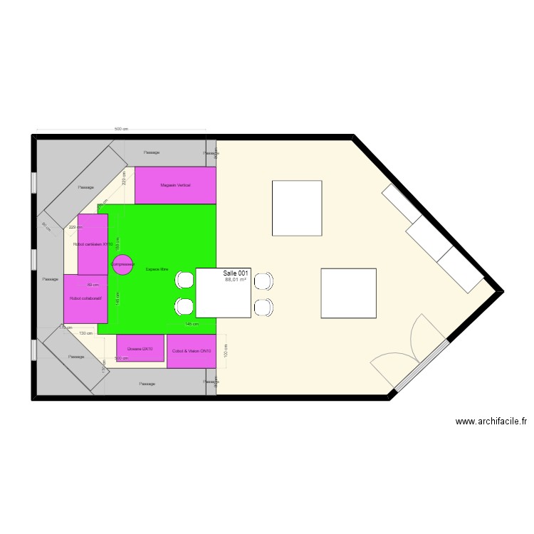 Salle001. Plan de 0 pièce et 0 m2