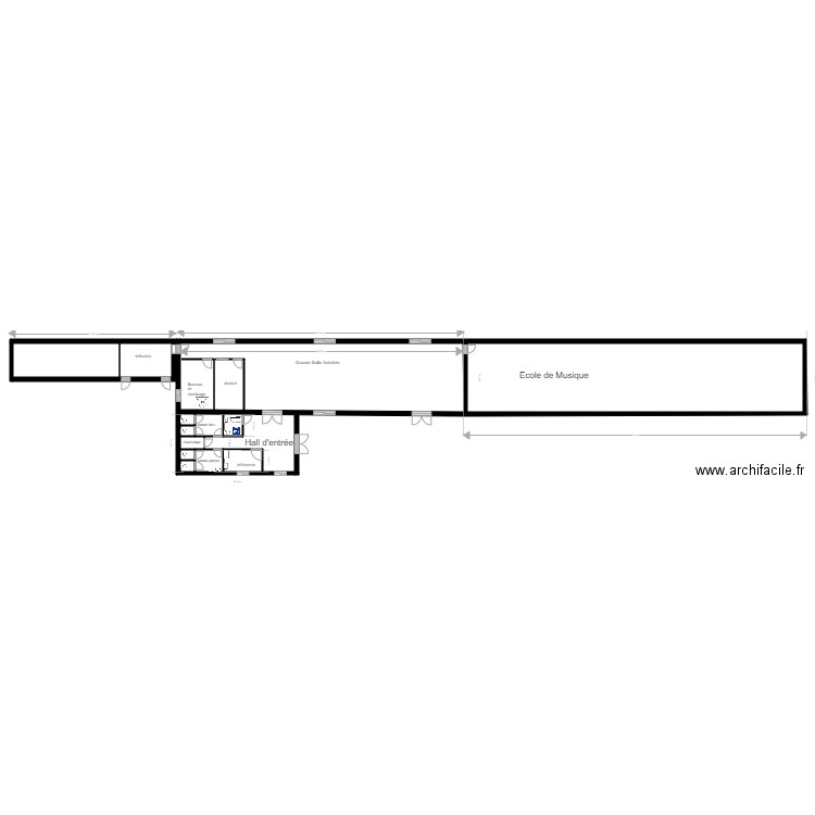 accueils loisirs 01. Plan de 0 pièce et 0 m2