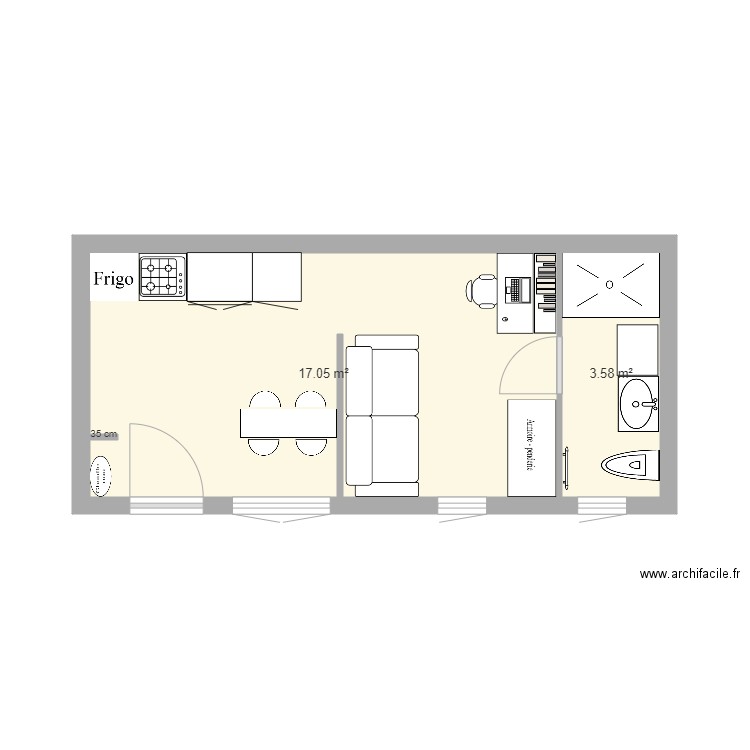 Plan intérieur test 5. Plan de 0 pièce et 0 m2