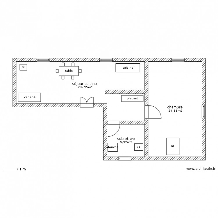 PLAN F2. Plan de 0 pièce et 0 m2