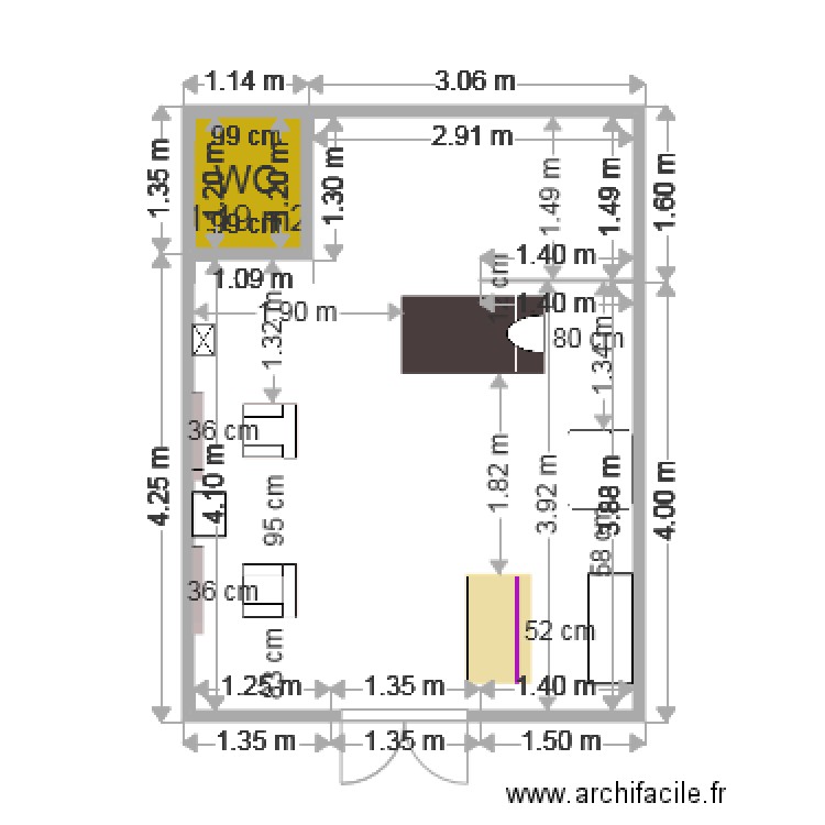 marie flamand. Plan de 0 pièce et 0 m2