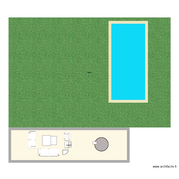 OUCHARI Siham 2. Plan de 1 pièce et 49 m2