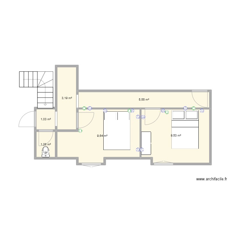 chambres vaujany. Plan de 0 pièce et 0 m2