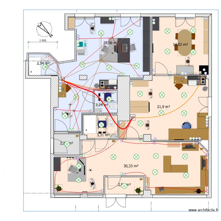 Local La Rochette. Plan de 0 pièce et 0 m2