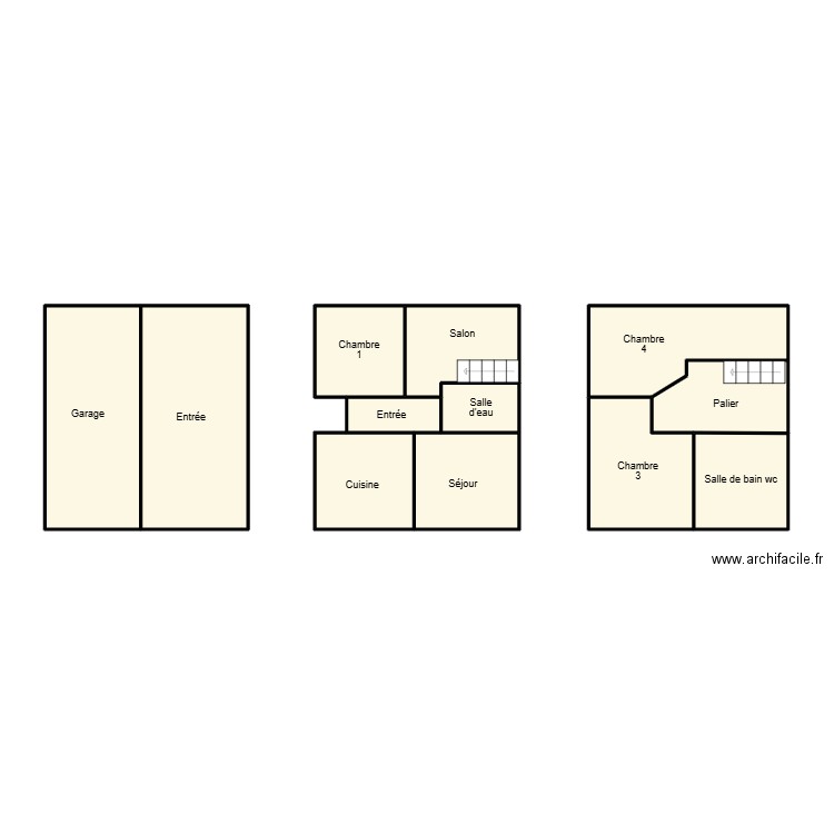 FOUESNANT CMB GOARDET. Plan de 12 pièces et 64 m2