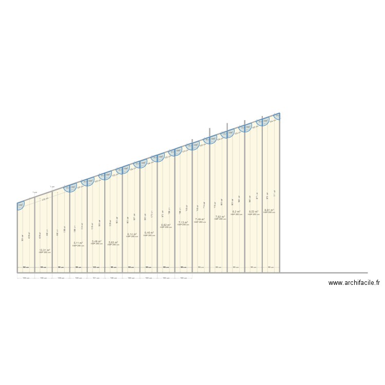 divers bardage 30 M PIGNON 2. Plan de 13 pièces et 97 m2