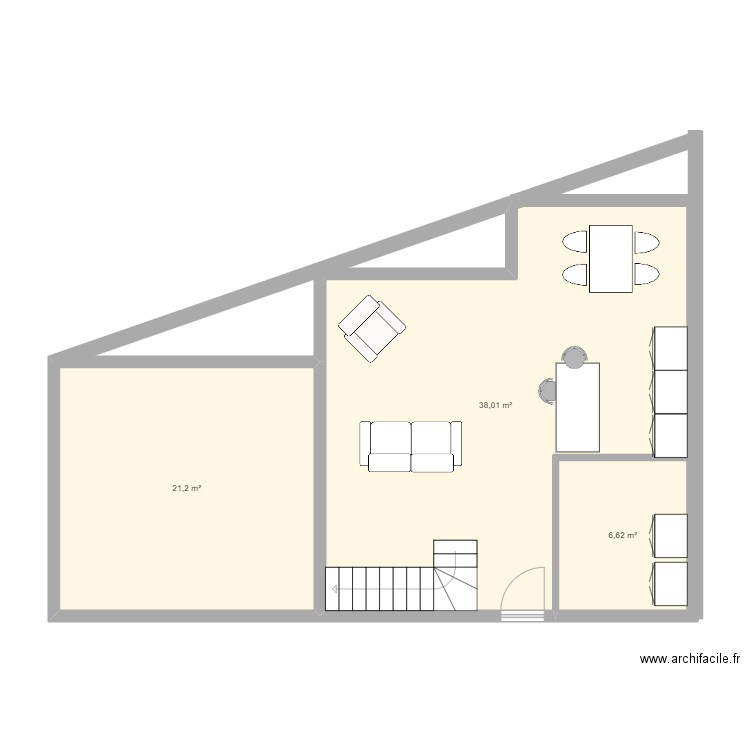 maison 2. Plan de 5 pièces et 111 m2