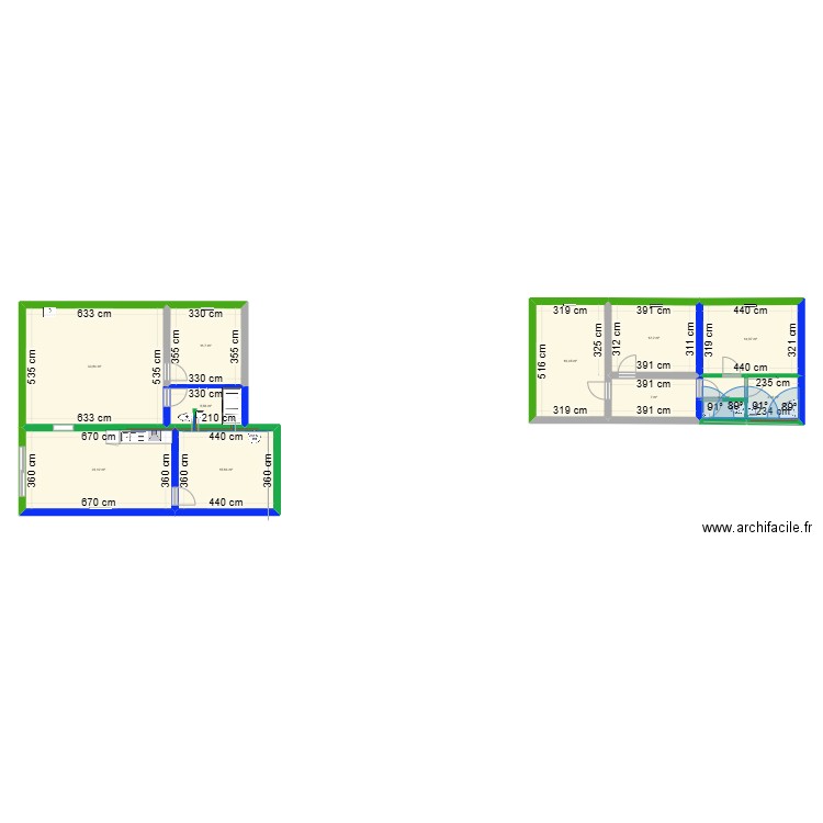 LASSEGUETTE. Plan de 11 pièces et 149 m2