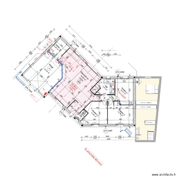 Maison 1. Plan de 2 pièces et 31 m2