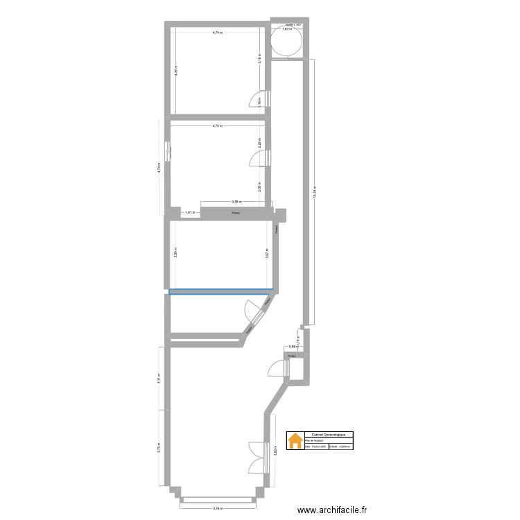 CabGyneco_NewPlan_V1. Plan de 0 pièce et 0 m2