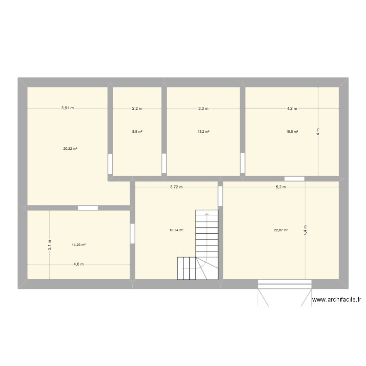 Nathan. Plan de 7 pièces et 112 m2