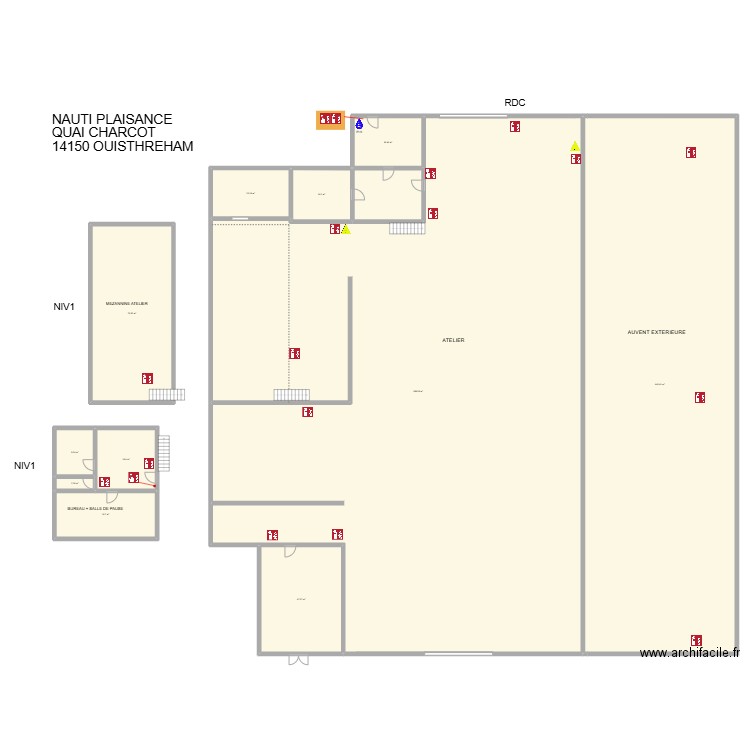 NAUTI PLAISANCE ATELIER. Plan de 11 pièces et 1564 m2