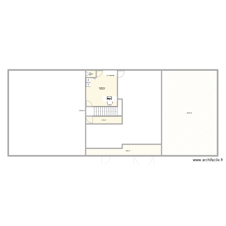 BARABAN TREVOUX MB3. Plan de 16 pièces et 520 m2