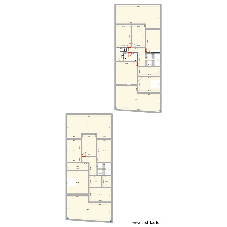 Dalia bouskoura 9. Plan de 22 pièces et 415 m2