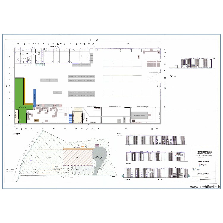 PLAN BATIMENT 2. Plan de 3 pièces et 94 m2