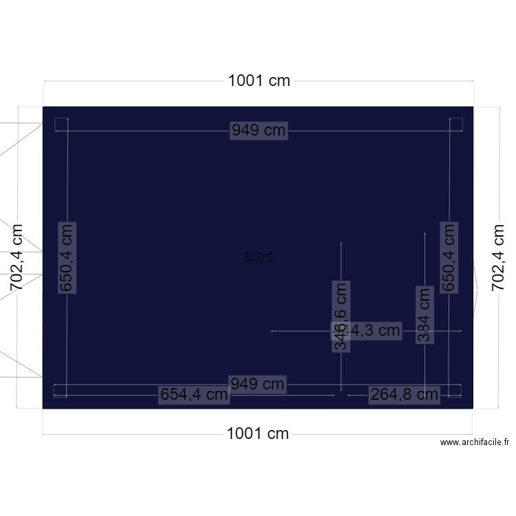 Garage_Randger_v1. Plan de 1 pièce et 62 m2