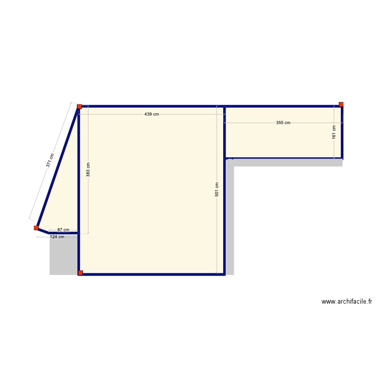 Around Answer V2. Plan de 3 pièces et 29 m2