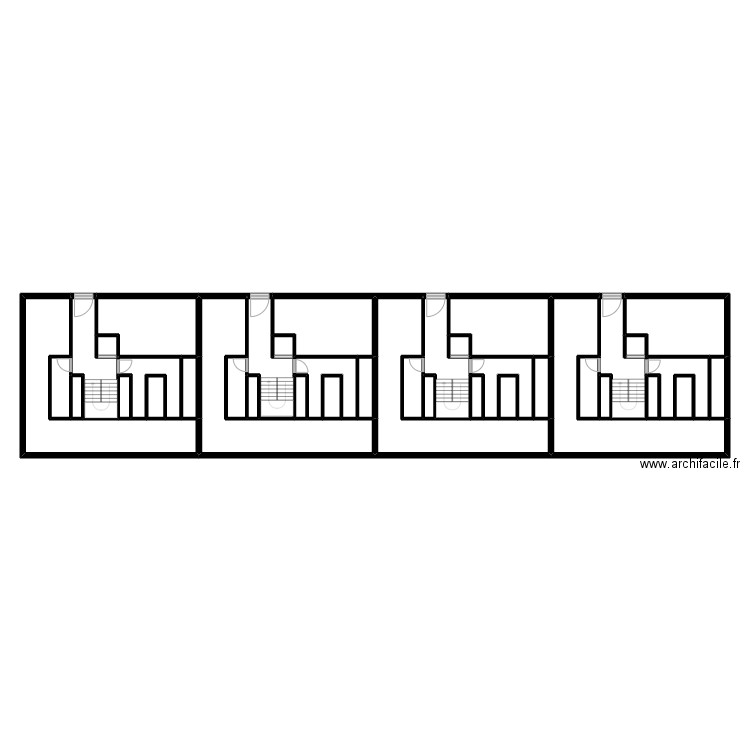 PC 13 thillard. Plan de 40 pièces et 192 m2