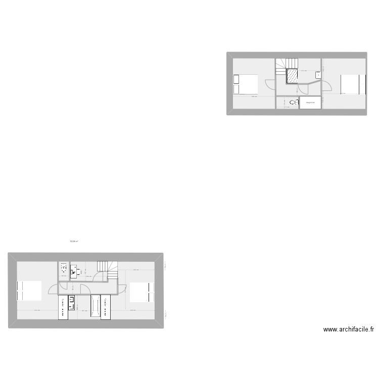 sulvintin city v5. Plan de 8 pièces et 262 m2