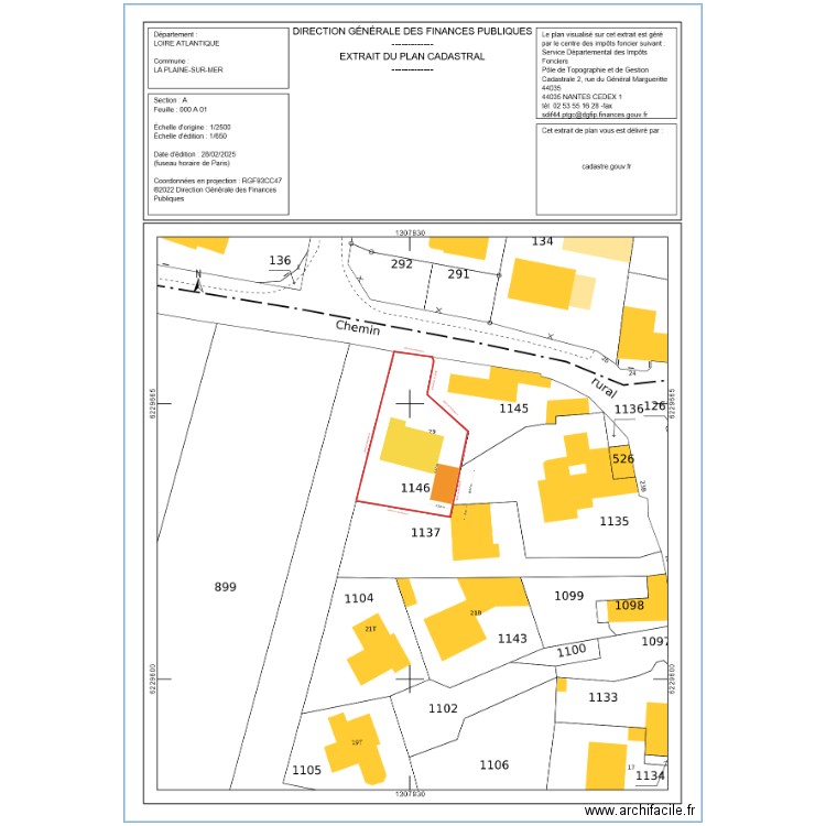 PCMI 2 PELLERIN. Plan de 0 pièce et 0 m2