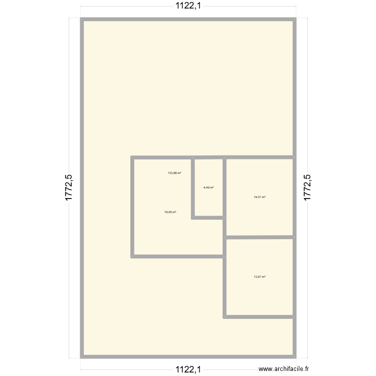 CASA SAENZ PEÑA. Plan de 5 pièces et 185 m2