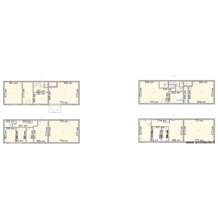 Blois1. Plan de 25 pièces et 428 m2