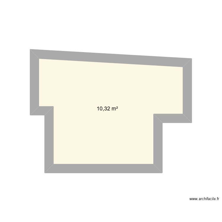 cuisine paris. Plan de 1 pièce et 10 m2