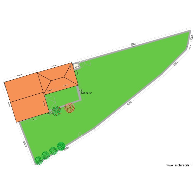 NEJJARI MAS. Plan de 4 pièces et 133 m2