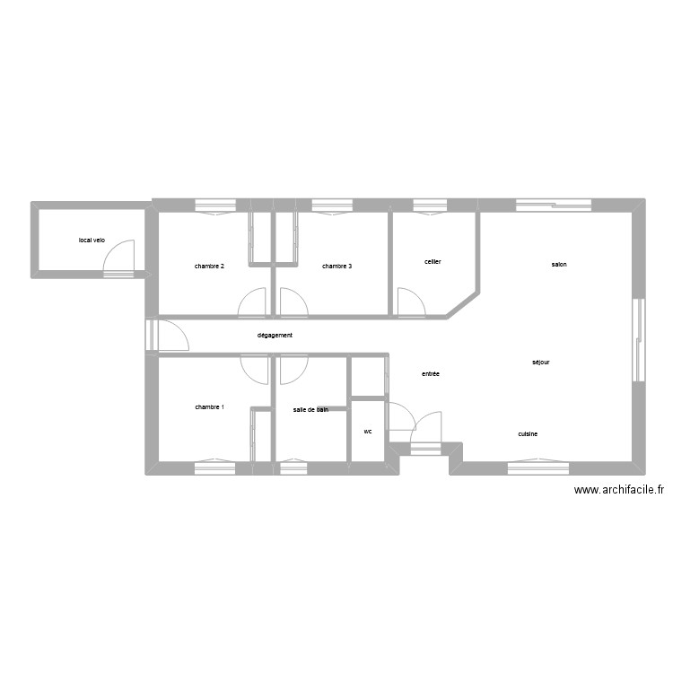 edith ferry.. Plan de 12 pièces et 100 m2