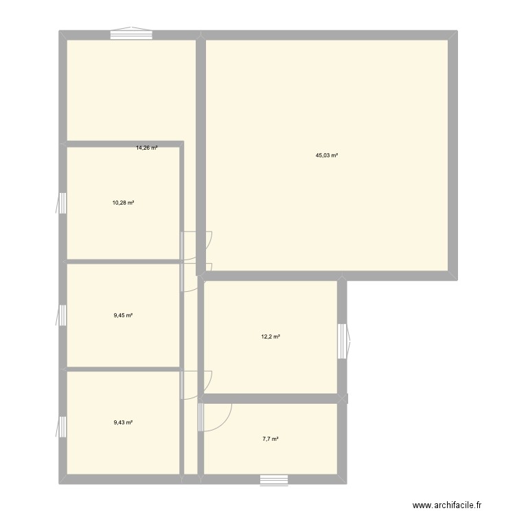 Majid. Plan de 7 pièces et 108 m2