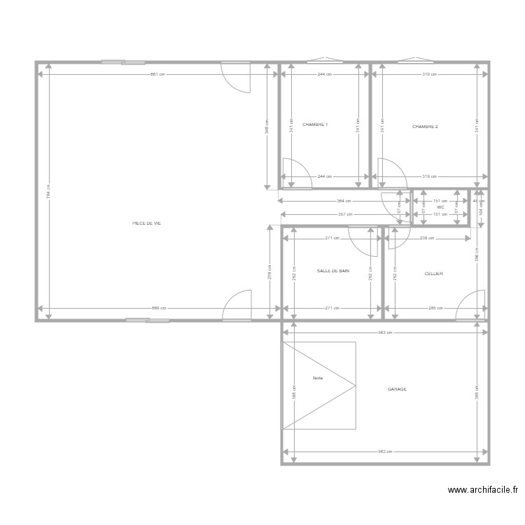 PLAN BIJA BREMOY. Plan de 7 pièces et 107 m2