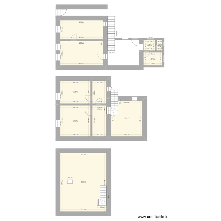 RDC 36. Plan de 9 pièces et 176 m2