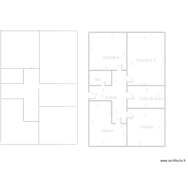 Travaux 66 République 1G. Plan de 0 pièce et 0 m2