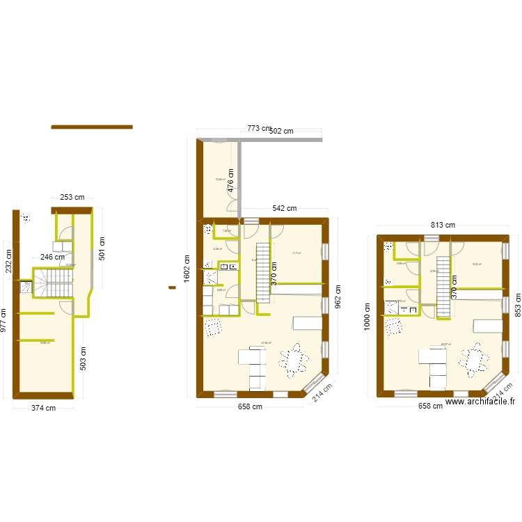 saint naz 1. Plan de 14 pièces et 183 m2