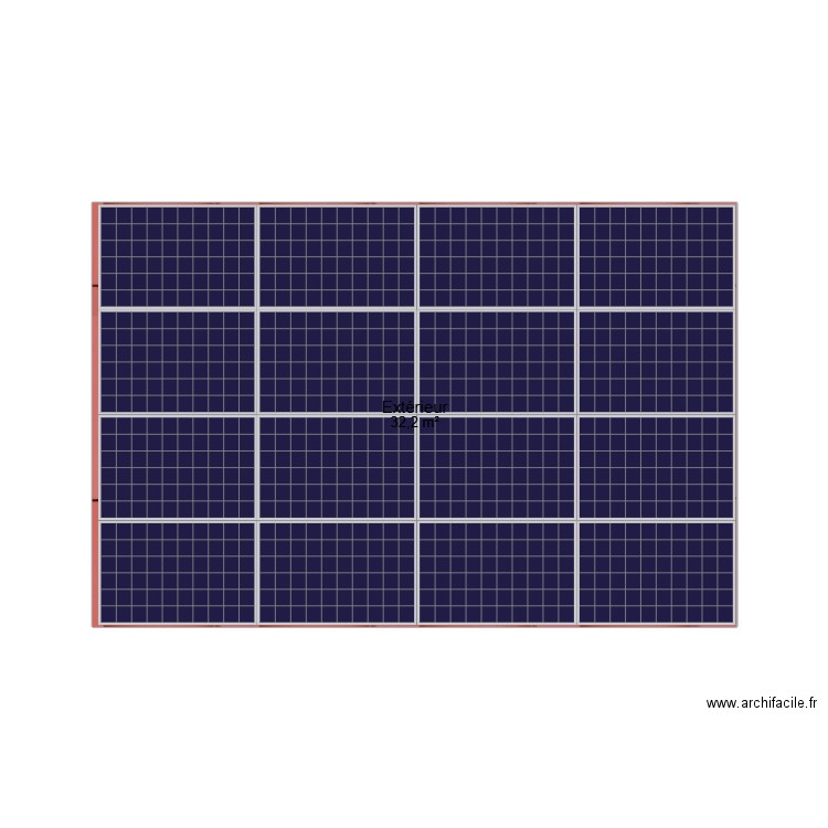 Panneaux Photovoltaïques Soleilex. Plan de 1 pièce et 32 m2