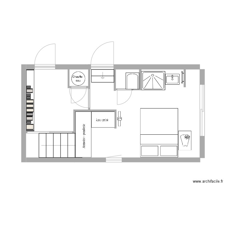 PLAN CHAMBRE. Plan de 0 pièce et 0 m2