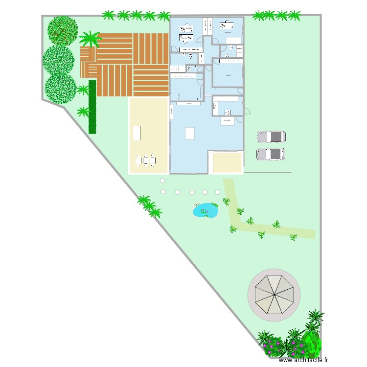 villa76jardin. Plan de 0 pièce et 0 m2