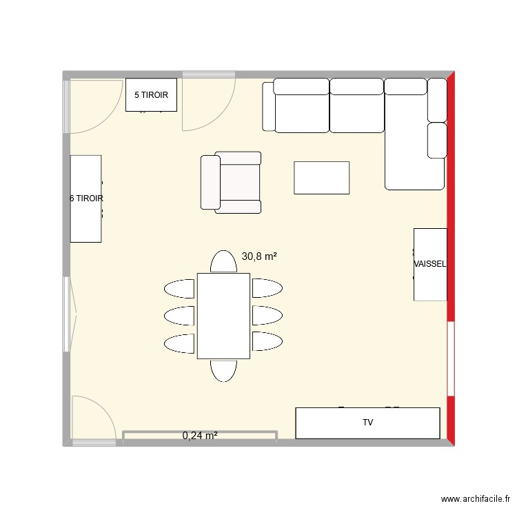 SALON 1. Plan de 0 pièce et 0 m2