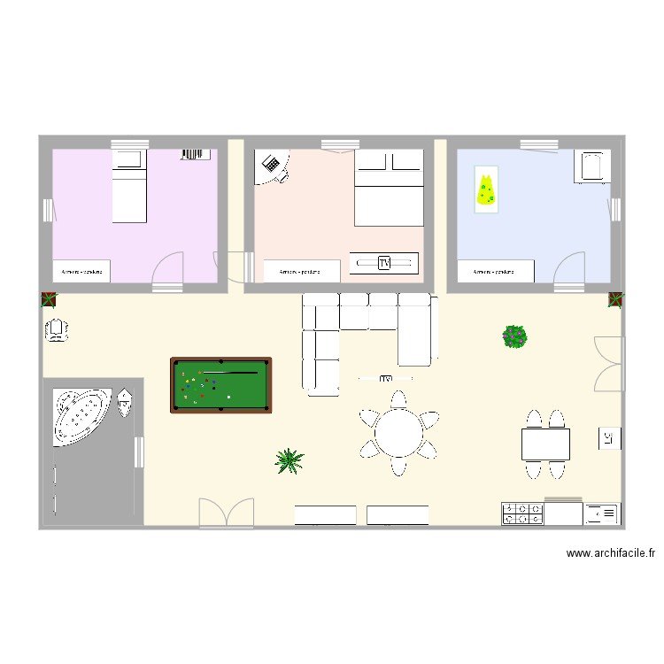 plan 150 m2. Plan de 0 pièce et 0 m2