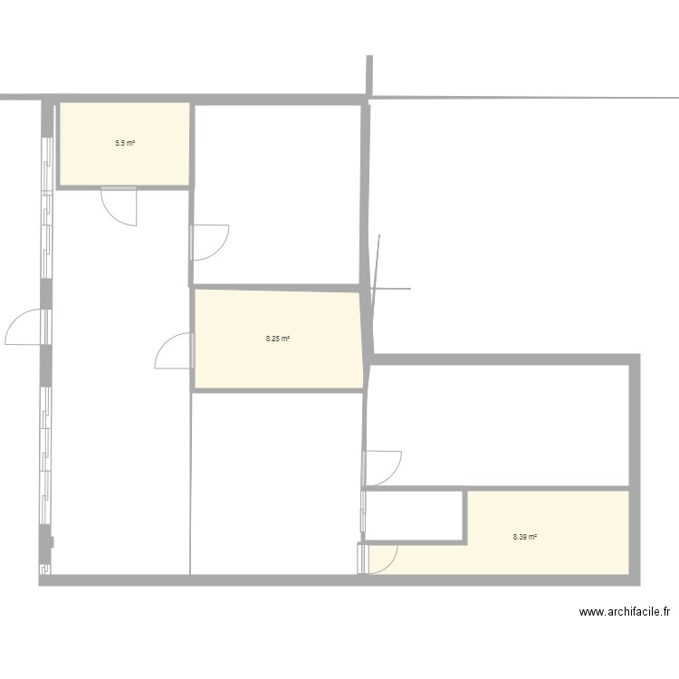 Plan institut  LES SENS DE LA BEAUTE. Plan de 0 pièce et 0 m2