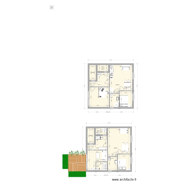 Garage Cargese. Plan de 0 pièce et 0 m2