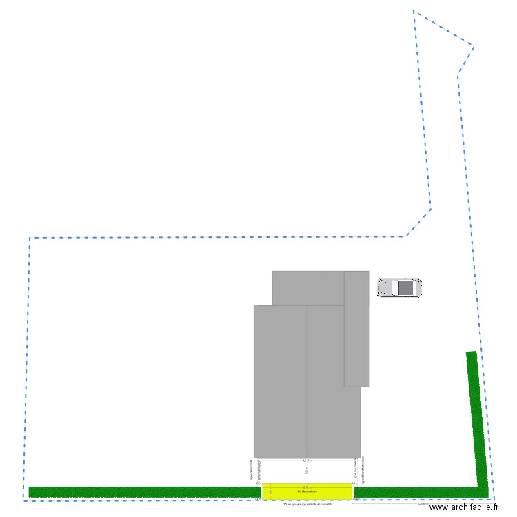 plan-masse-cadastre-v2. Plan de 1 pièce et 141 m2