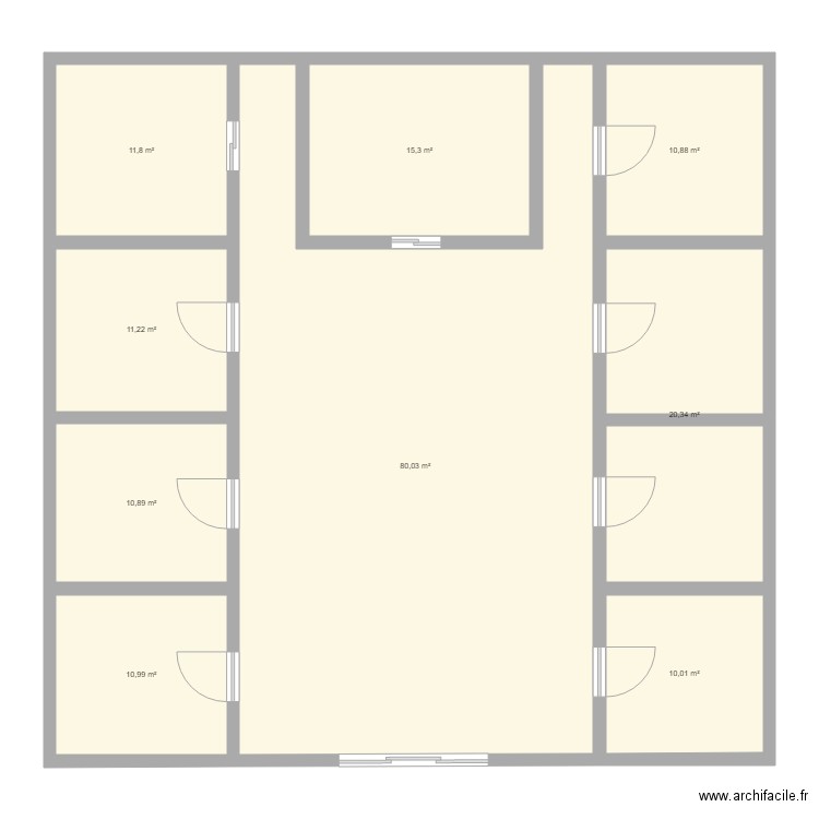 plan cluedo. Plan de 0 pièce et 0 m2